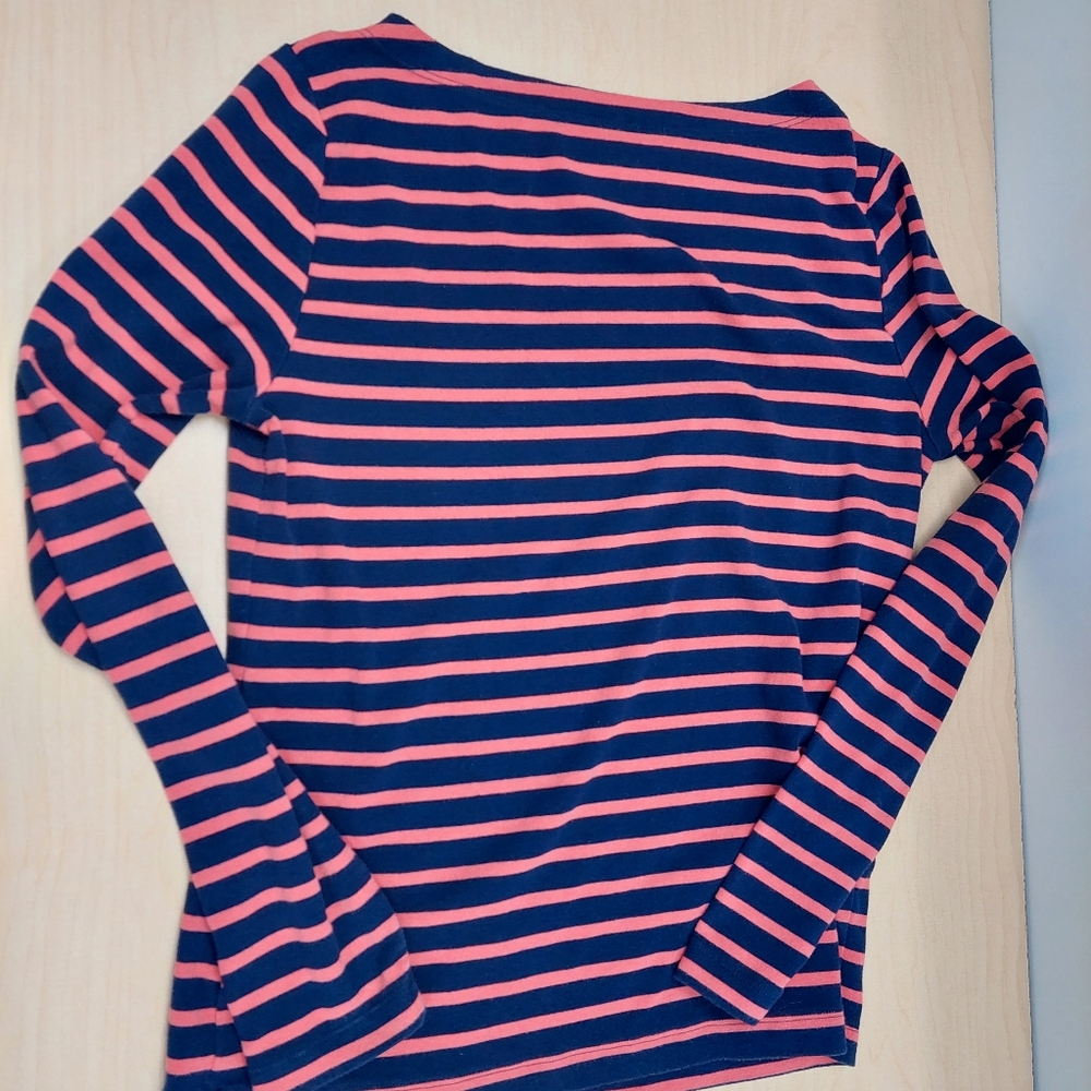 GAP Striped Long-Sleeve T-shirt Jersey Soft Size XL